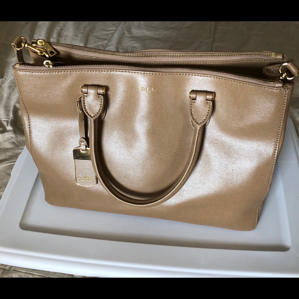 Ralph Lauren  Leather Satchel BRAND NEW